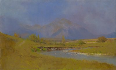 Podtatrzański krajobraz po wiosennym deszczu, 1878-79 autorstwa Laszlo Mednyanszky