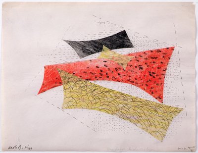 Kompozycja abstrakcyjna autorstwa Laszlo Moholy-Nagy