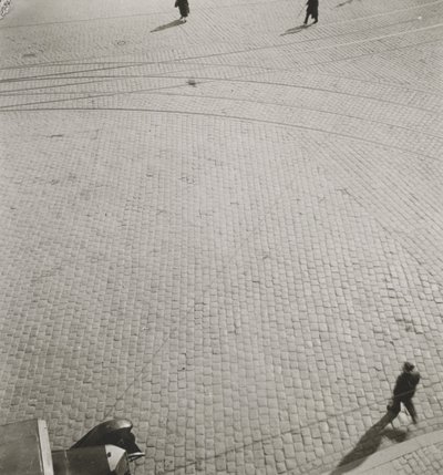 Bez tytułu, ok. 1920 (odbitka stykowa żelatynowo-srebrowa) autorstwa Laszlo Moholy Nagy