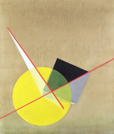 Żółte kółko autorstwa Laszlo Moholy-Nagy