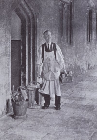 Scout College, Oxford (zdjęcie czarno-białe) autorstwa Laszlo Moholy Nagy