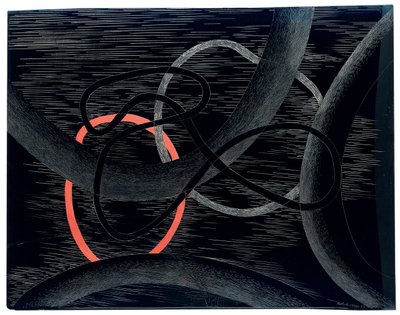 Kompozycja, 1939 autorstwa Laszlo Moholy Nagy
