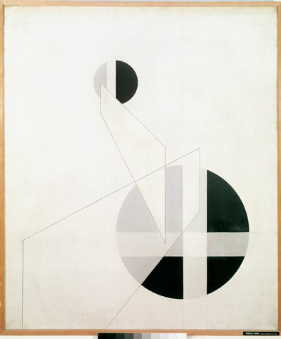 Kompozycja XX Obraz Laszlo Moholy-Nagy autorstwa Laszlo Moholy Nagy