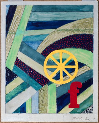 F w polu, 1920 autorstwa Laszlo Moholy-Nagy