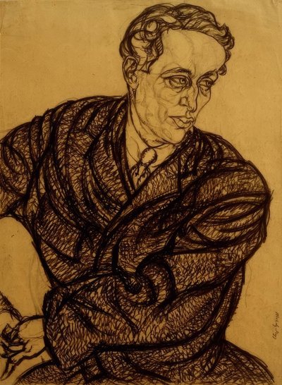 Ferenc (Friedrich Vorwerk) autorstwa Laszlo Moholy-Nagy