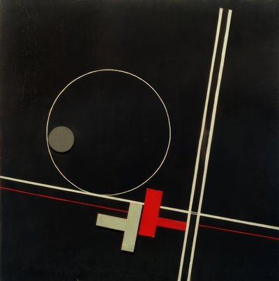 kompozycja autorstwa Laszlo Moholy Nagy
