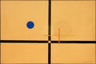 kompozycja autorstwa Laszlo Moholy-Nagy