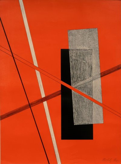 Konstrukcja. 6. Folder Kestnera autorstwa Laszlo Moholy-Nagy