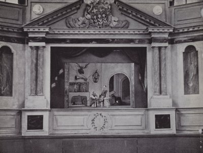Teatr Marionetek, Eton (zdjęcie czarno-białe) autorstwa Laszlo Moholy Nagy