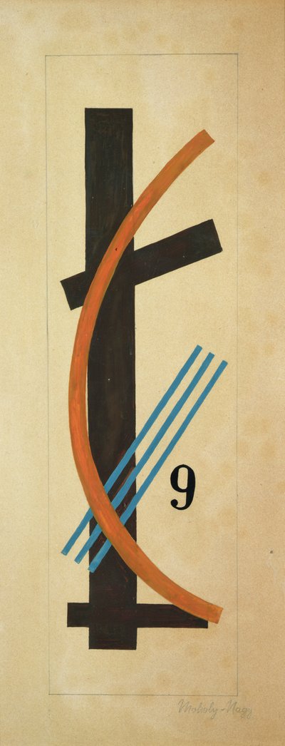 Nr 9 autorstwa Laszlo Moholy-Nagy