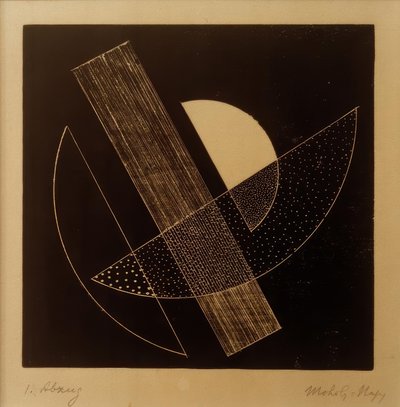 Bez tytułu (Kompozycja konstruktywistyczna) autorstwa Laszlo Moholy-Nagy