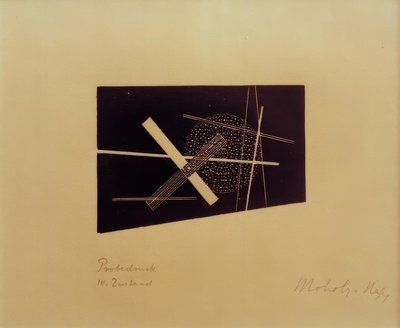 Bez tytułu (Kompozycja konstruktywistyczna) autorstwa Laszlo Moholy-Nagy