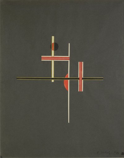 Balans czerwieni i czerni, 1922 autorstwa Laszlo Moholy-Nagy