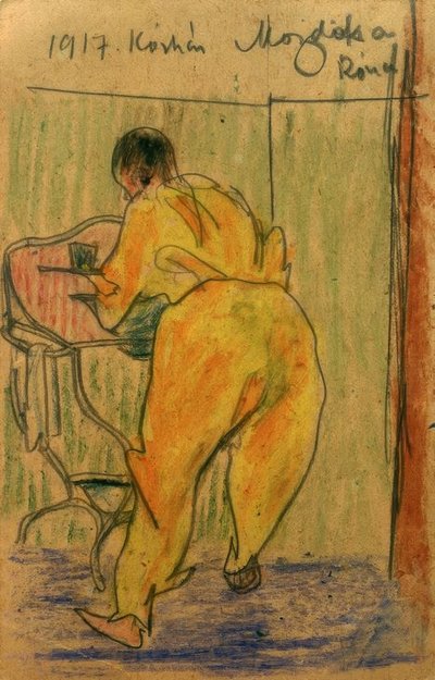 Róna przy szpitalnej umywalce autorstwa Laszlo Moholy Nagy