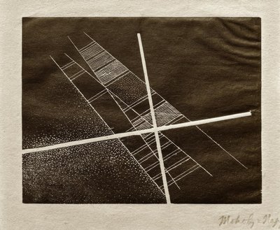 Przecinające się przekątne autorstwa Laszlo Moholy-Nagy