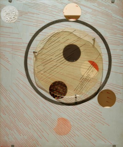 Eksperyment z modulatorem kosmicznym, aluminium 5 autorstwa Laszlo Moholy-Nagy