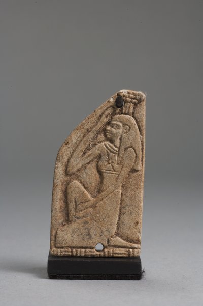 Tablica Neftydy (fajans) (patrz także 325655, 325657 i 325658) autorstwa Late Period Egyptian