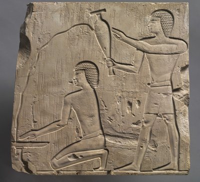 Kapłani wykonujący obrzędy pogrzebowe, ok. 667-647 pne autorstwa Late Period Egyptian