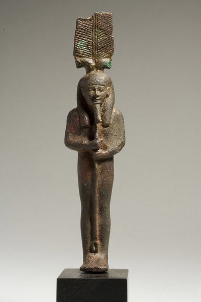 Ptah-Tatenen, późny okres dynastyczny, 664-332 pne (brąz) autorstwa Late Period Egyptian