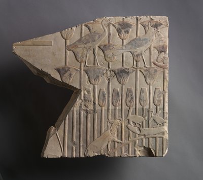 Spearing Fish, ok. 667-647 pne autorstwa Late Period Egyptian