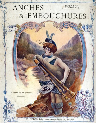 Okładka książki "Anches et embouchures" autorstwa Willy autorstwa Laurence Louise Le Riverend