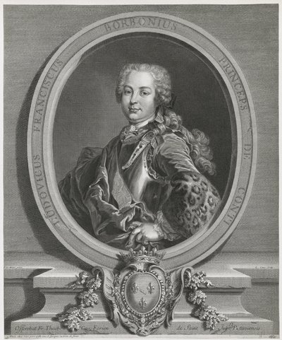 Laurent Cars - Louis François de Bourbon, książę Conti autorstwa Laurent Cars