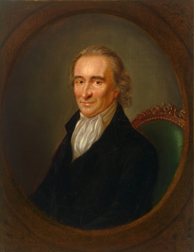 Thomas Paine (1737-1809), ok. 1792 (olej na płótnie) autorstwa Laurent Dabos