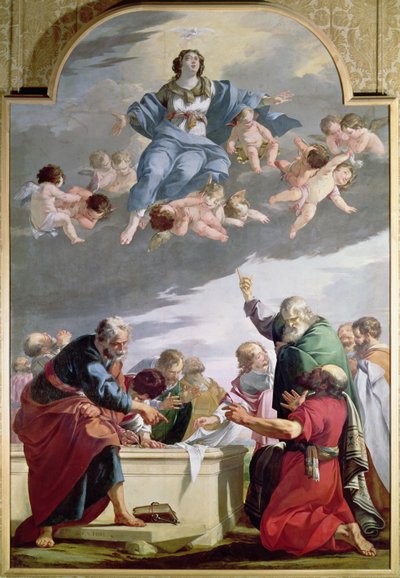 Wniebowzięcie NMP, 1635 autorstwa Laurent de la Hyre