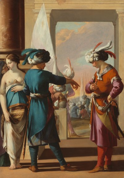Panthea, Cyrus i Araspas autorstwa Laurent de la Hyre