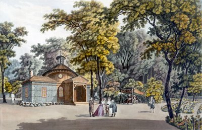 Pustelnia w Ogrodzie Pałacu Cesarskiego w Laxenbourg, Austria, ok. 1790 autorstwa Laurenz Janscha