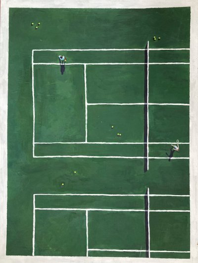 Miłość, 2025 (akryl na płótnie) autorstwa Laurie Michaels