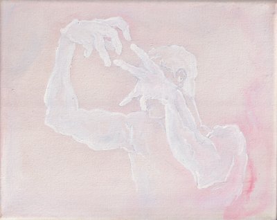 Rzeźbiarski, 2025 (akryl na płótnie) autorstwa Laurie Michaels