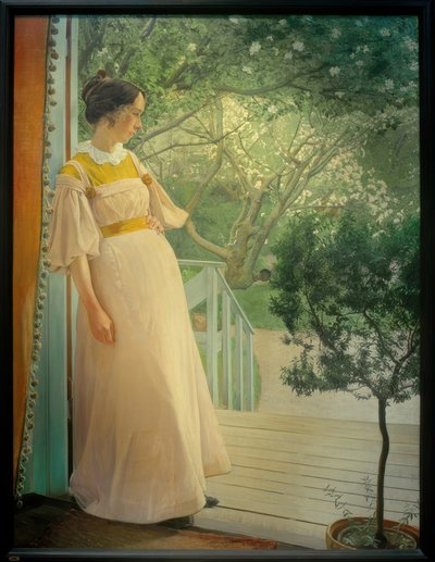 Na drzwiach ganku autorstwa Laurits Andersen Ring