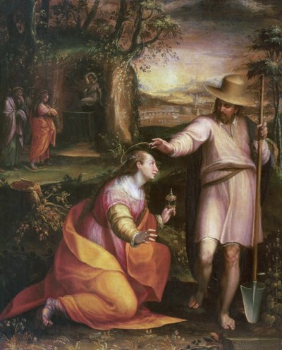 Noli me Tangere, 1581 autorstwa Lavinia Fontana