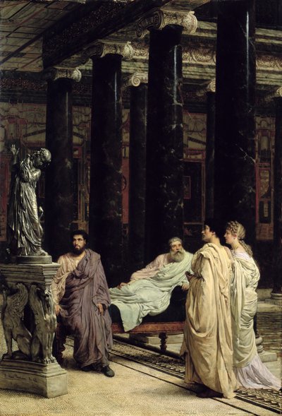 Ein Kunstliebhaber von Lawrence Alma-Tadema