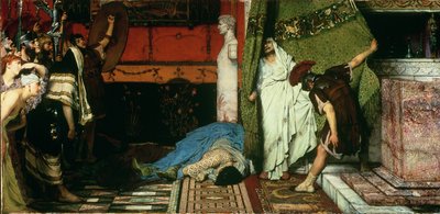 Cesarz rzymski, 41 rne - Klaudiusz autorstwa Lawrence Alma Tadema