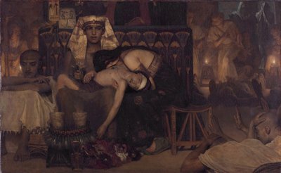 Holenderski: Śmierć pierworodnego syna faraona (Wj 12:29) Śmierć pierworodnego syna faraona (Wj 12:29) autorstwa Lawrence Alma Tadema