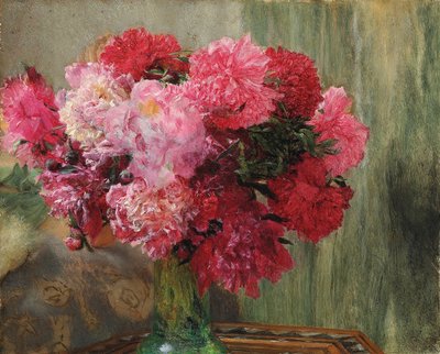 Piwonie japońskie autorstwa Lawrence Alma Tadema