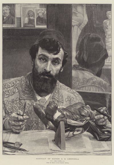 Portret Signora G. B. Amendola autorstwa Lawrence Alma Tadema
