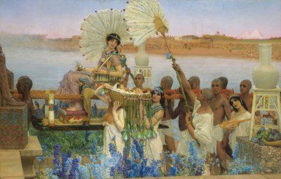 Znalezienie Mojżesza autorstwa Lawrence Alma Tadema