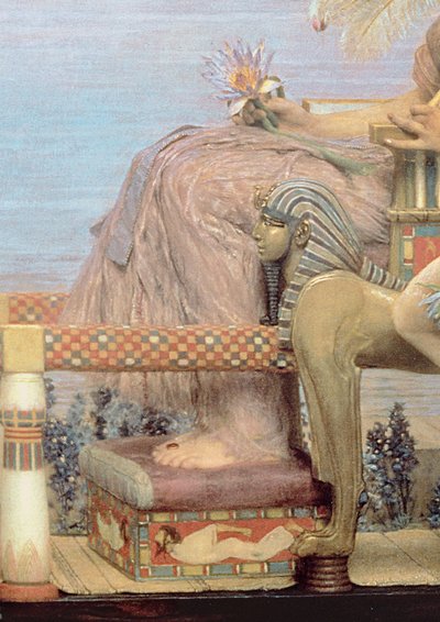 Odnalezienie Mojżesza przez córkę faraona autorstwa Lawrence Alma Tadema