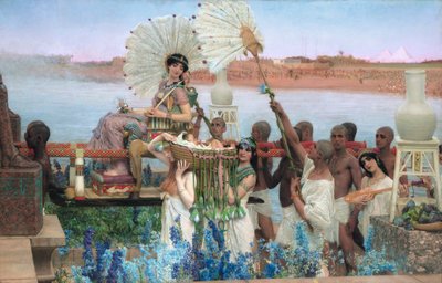 Odnalezienie Mojżesza autorstwa Lawrence Alma Tadema