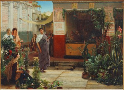Rynek kwiatowy autorstwa Lawrence Alma Tadema