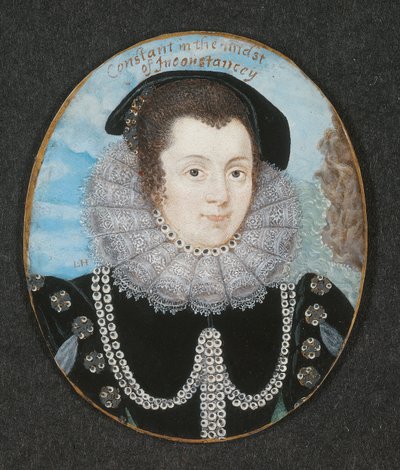 Margaret Clifford (ok.1560-1616) hrabina Cumberland autorstwa Lawrence Hilliard