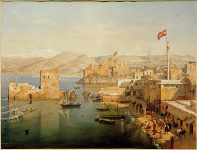 Widok na port w Bejrucie autorstwa Leander Russ