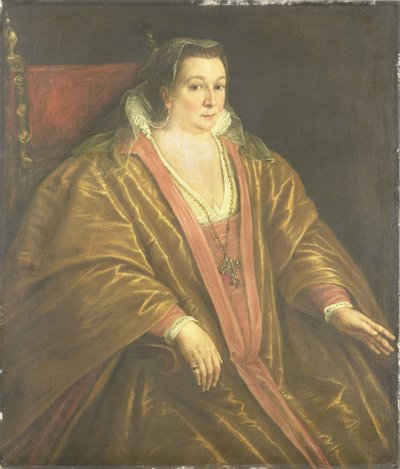 Portret kobiety, prawdopodobnie Morosiny Morosini, żony Marino Grimaniego, doży Wenecji autorstwa Leandro Bassano (workshop of)