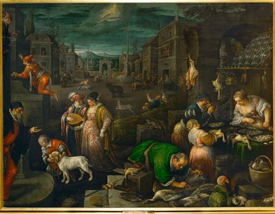 Miesiąc luty (obraz na płótnie) autorstwa Leandro da Ponte Bassano