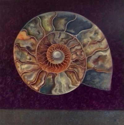 Amonit, Magenta, 2021 autorstwa Lee Campbell