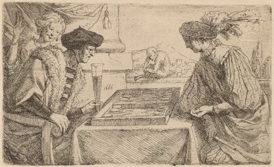 Gracze planszowi autorstwa Leendert van der Cooghen