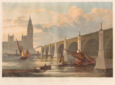 Nowy most Westminster, zaprojektowany przez PN Page autorstwa Leighton Brothers